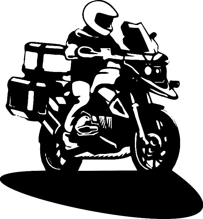 NN37 Naklejka BMW GS 1200