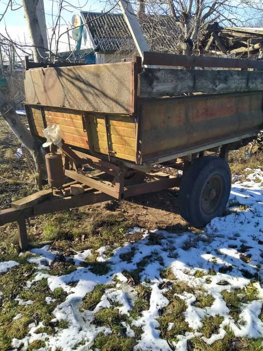 Прицеп трактора одноосный металлический