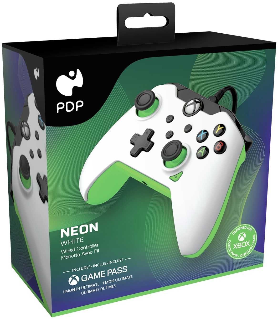 PDP Xbox Series PC Pad przewodowy Neon White - Xbox One
