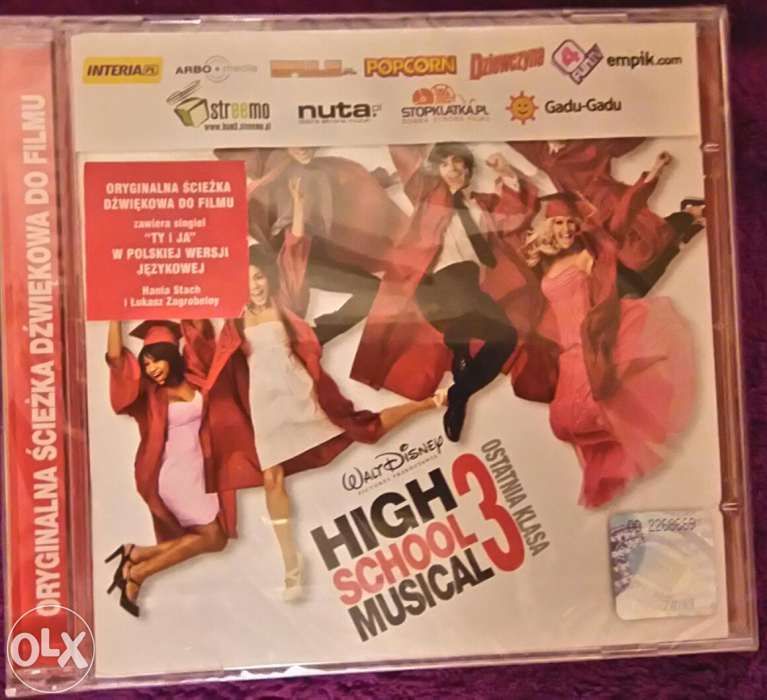 NOWA Płyta CD z muzyką z filmu HSM3 + puzzle HSM3