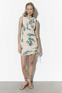 Летнее платье сарафан Zara XS-S