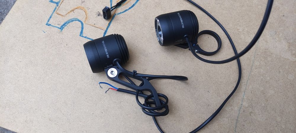 Вело ліхтар, фара supernova pure 3 під динамовтулку