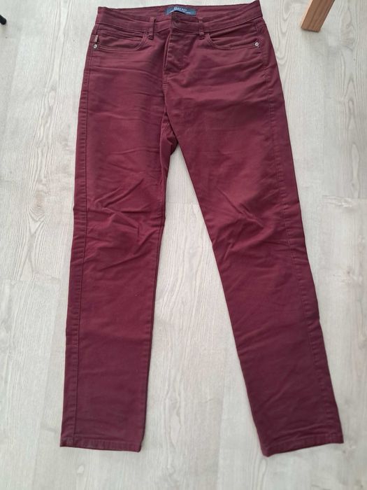 Calças bordeaux Zara, tamanho 38