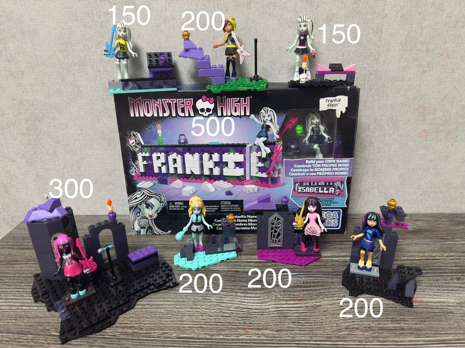 Фігурки монстер хай мегаблокс monster high mega bloks