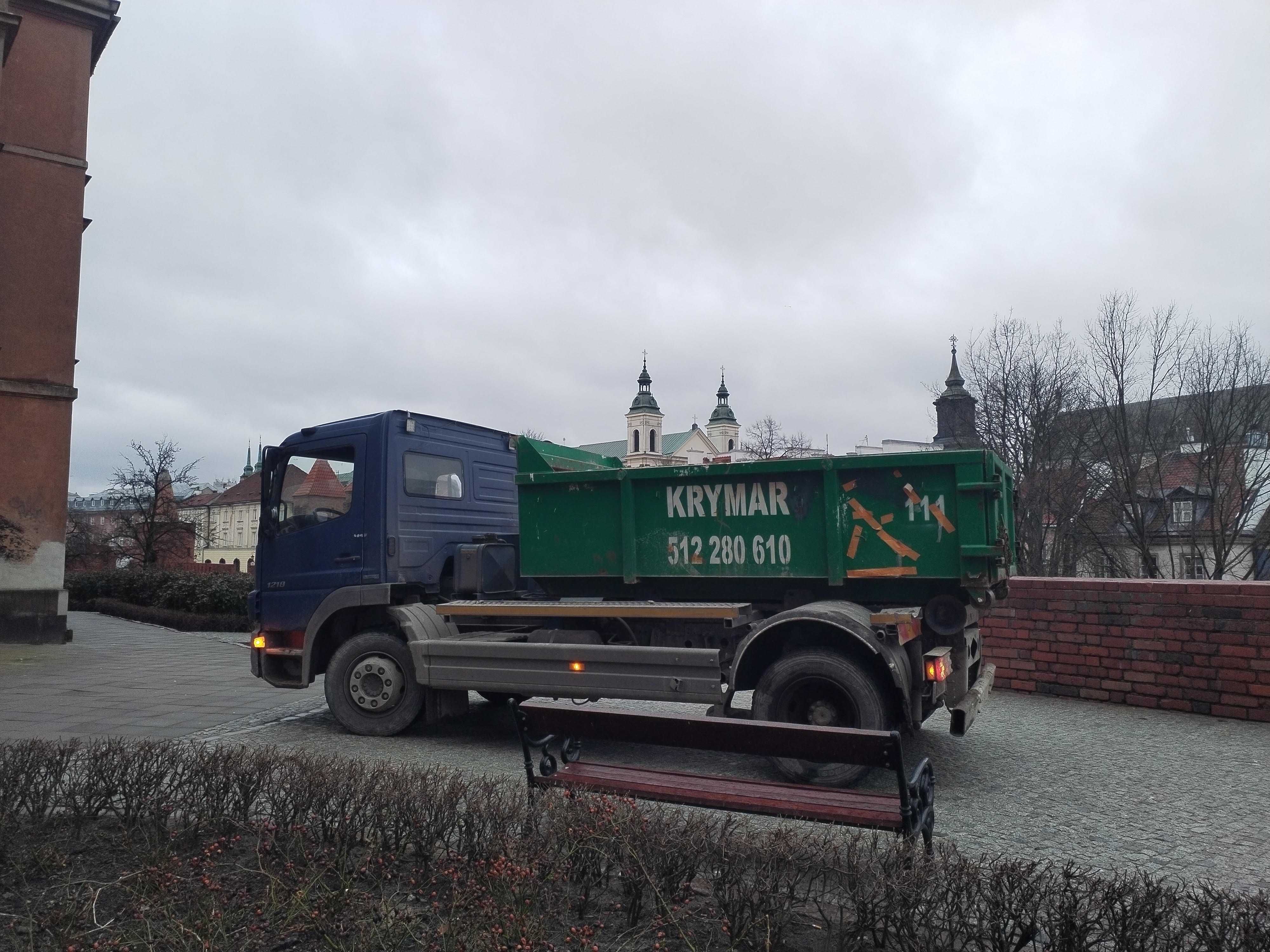 Wynajem Kontenerów na Gruzu Wywóz Śmieci Odpady Worki BIGBAG Warszawa