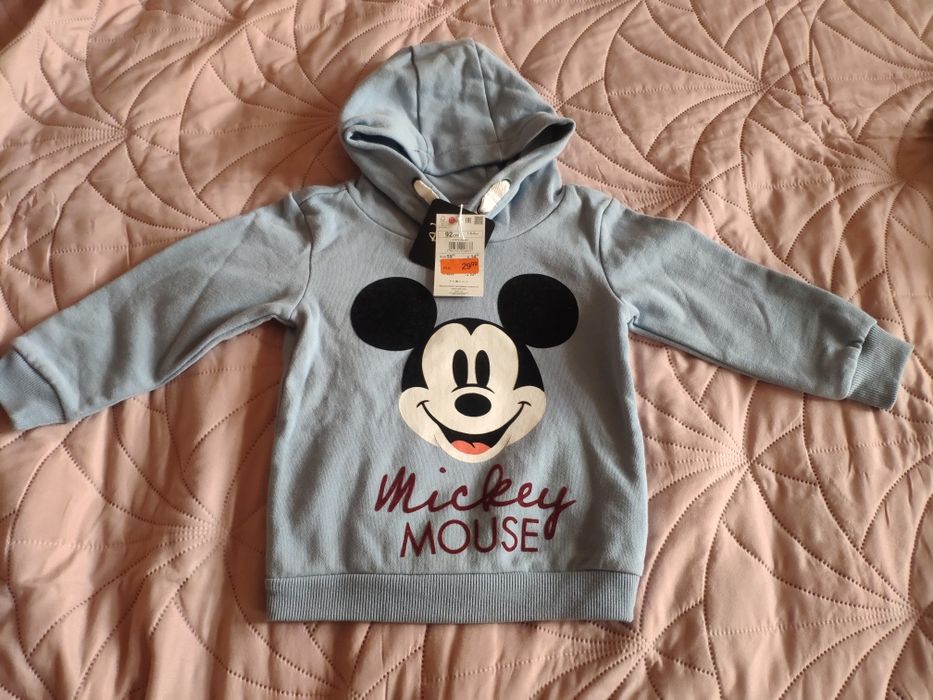 Теплий худі світшот кофточка Reserved Disney Mickey 92см