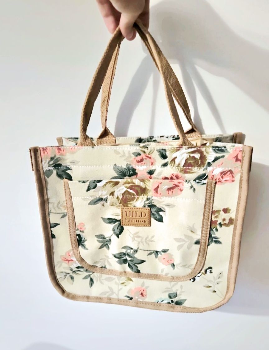 Torebka boho nowa do ręki lunchbox