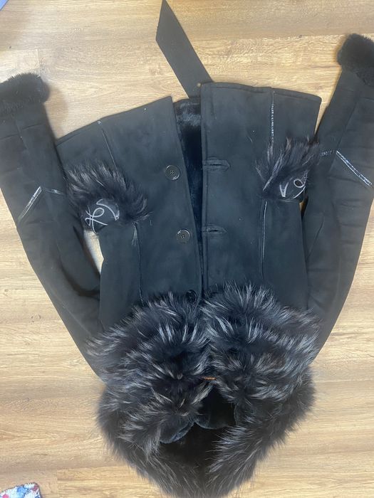 Дубленка. З натуральним хутром лисиці