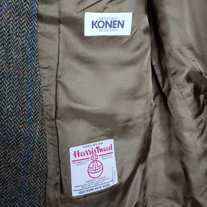 Твідовий піджак Harris Tweed вовняний блейзер Torino Konen wool вовна