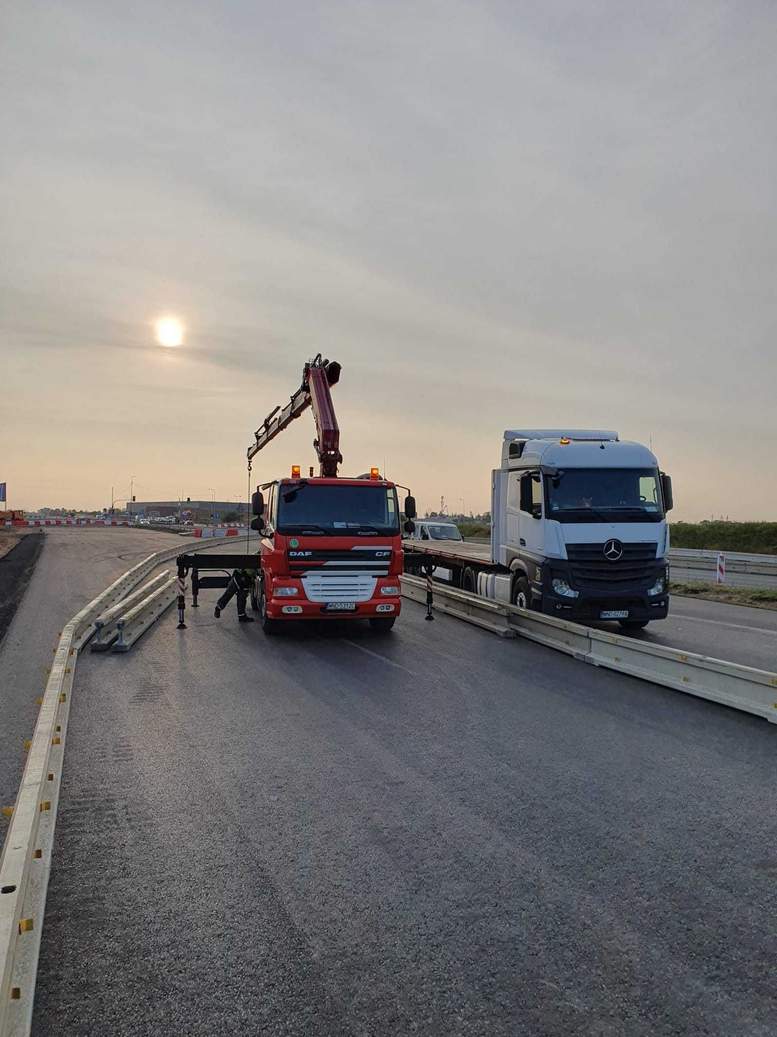 HDS Warszawa Dźwig Kontener REKLAMA Rozładunek Łomianki BŁONIE