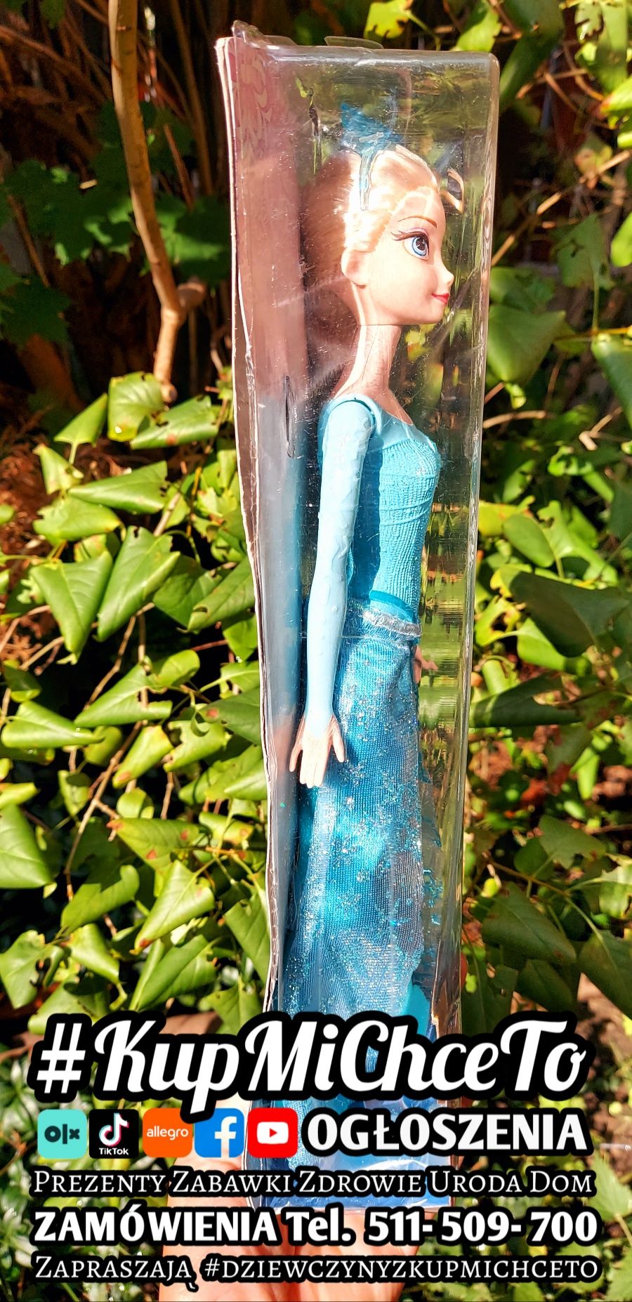Lalka Elsa FROZEN Kraina Lodu Mattel typu Barbie #KupMiChceTo zabawki