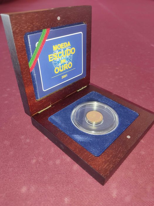 Moeda em Ouro "Flor de Cunho" 1 escudo - Edição Limitada