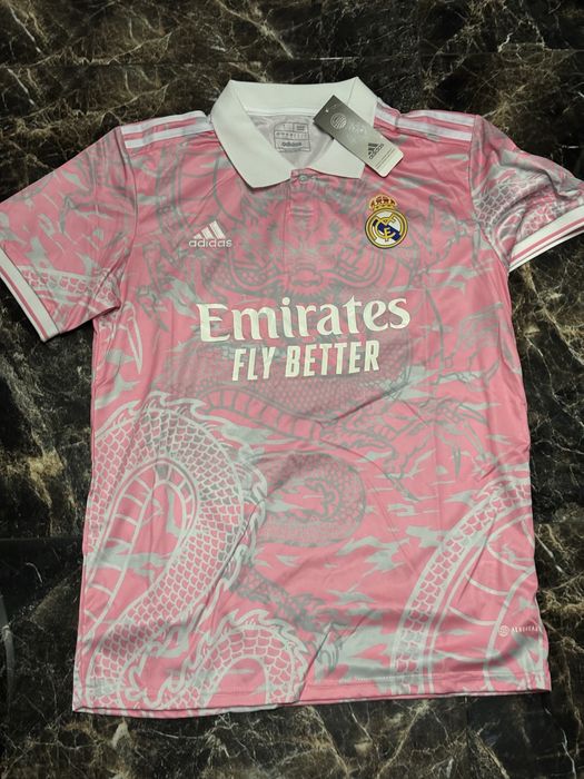 Koszulka sportowa Real Madrid różowa