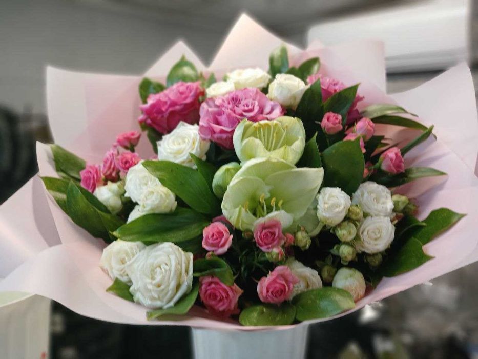 Акция.Розы.букети.Харьков цветы.Доставка цветов под дом.