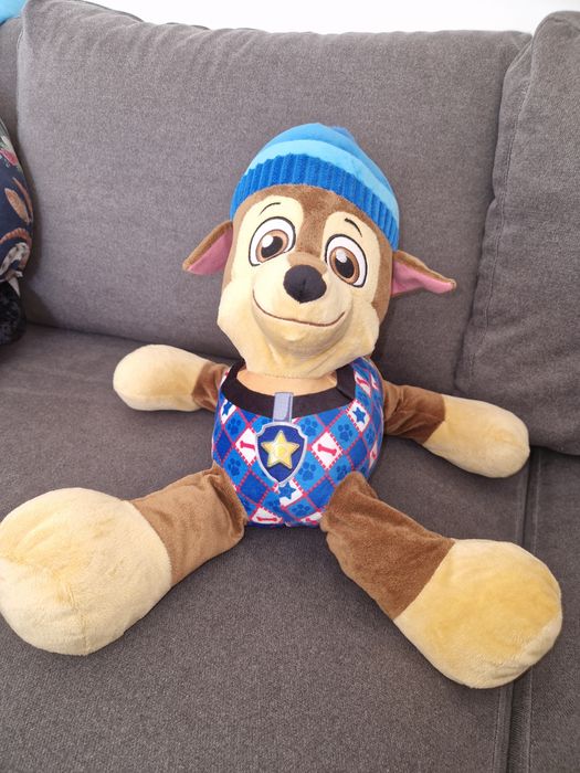 Duża maskotka pluszak Psi Patrol CHASE 50 CM
