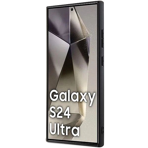 Etui Guess Grip Stand 4G Triangle Strass na Samsung Galaxy S24 Ultra -