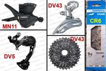 Mudanças SHIMANO de bicicleta