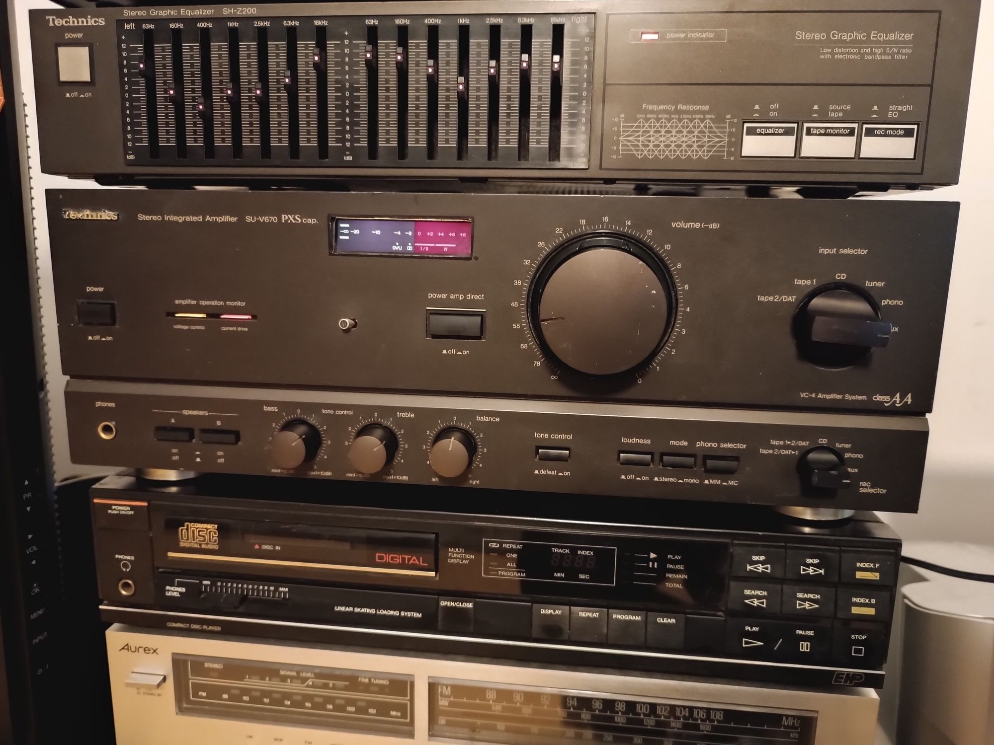 Amplificador Technics SU-V670 PXScap –modificado