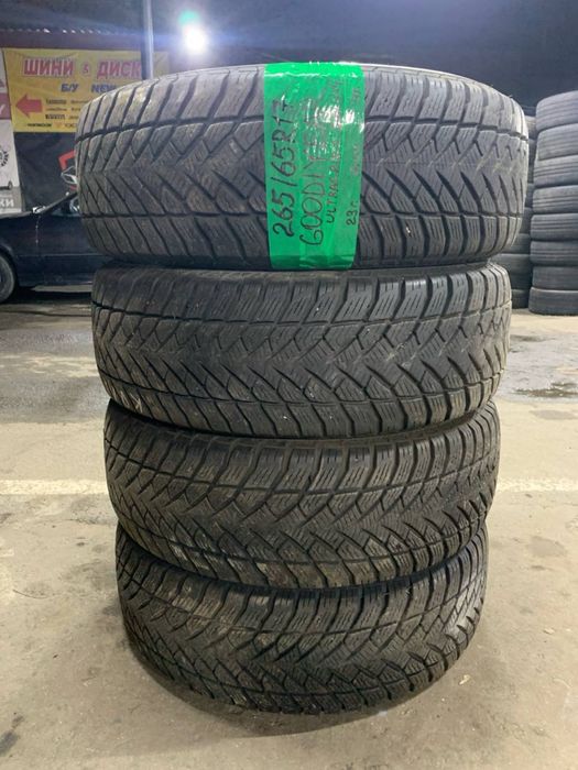 265 65 17 goodyear зима 4 штуки протектор 95% 2023 год