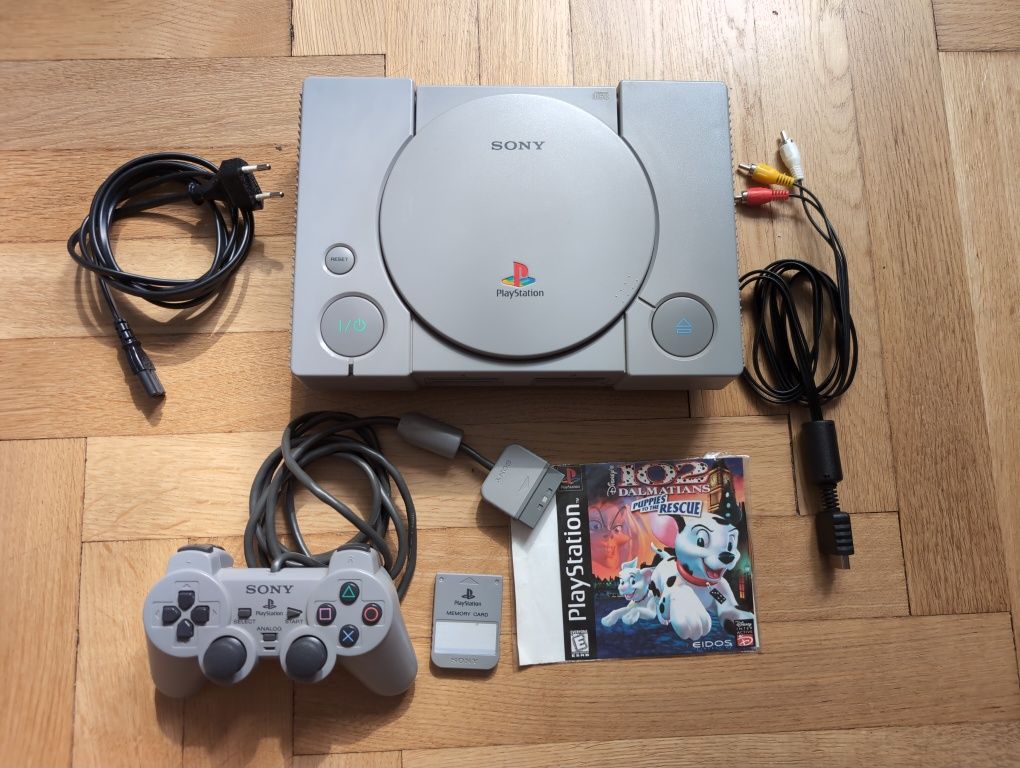 PSX PS1 z padem dualshock