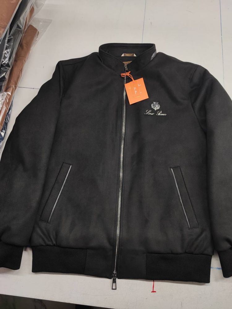 NEW Чоловіча шкіряна/замшева куртка/бомбер Loro Piana M,L,XL,2XL,3XL