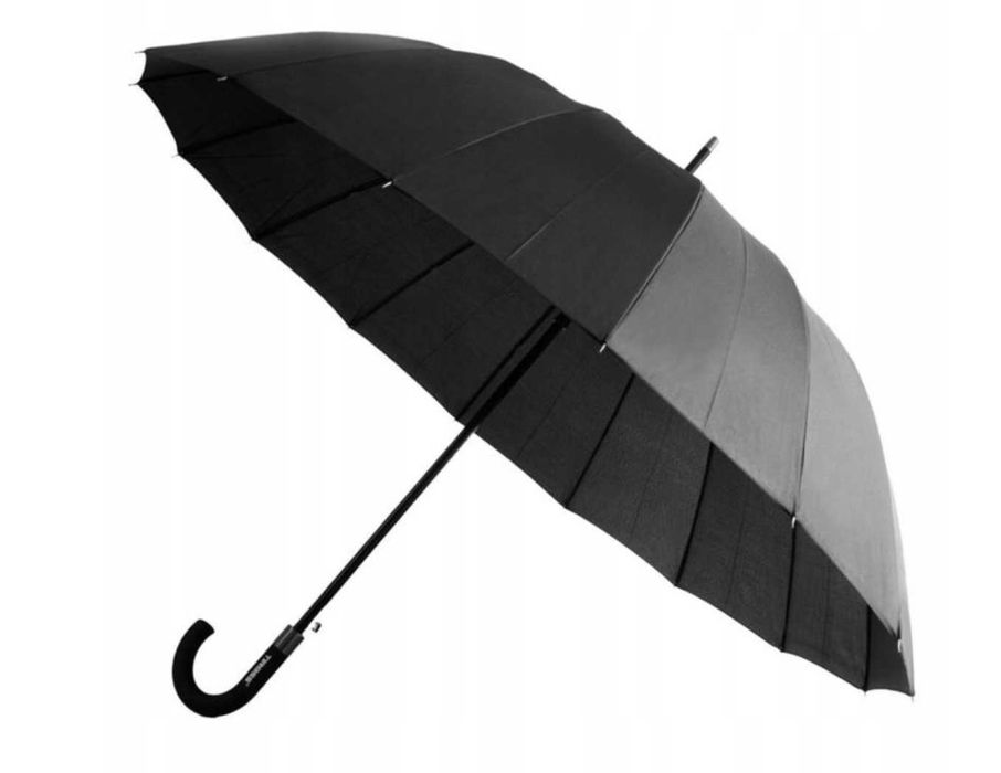 Parasol czarny rządowy prezydencki wiatroodporny automat