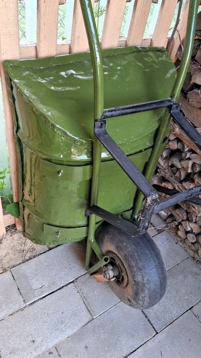 Тачка міцна посилена,колесо від гелікоптера