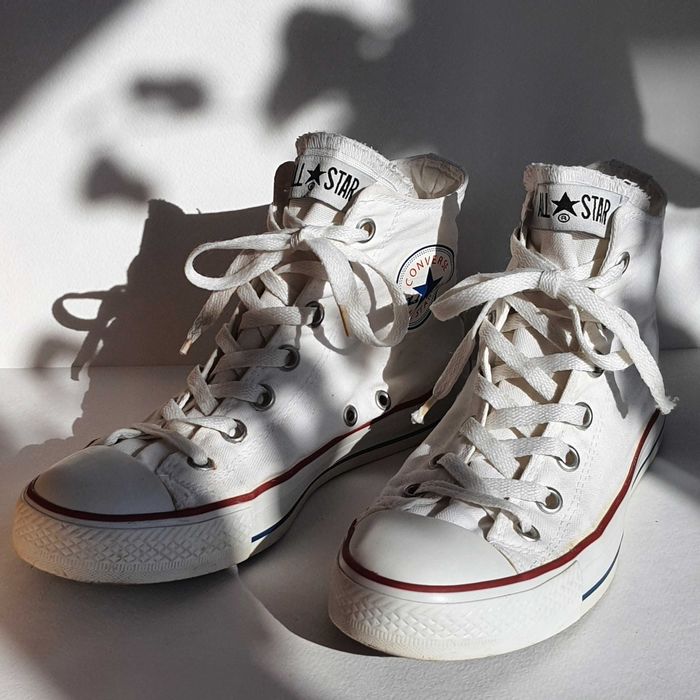 Белые высокие текстильные кеды Converse Chuck Taylor All Star 39EU