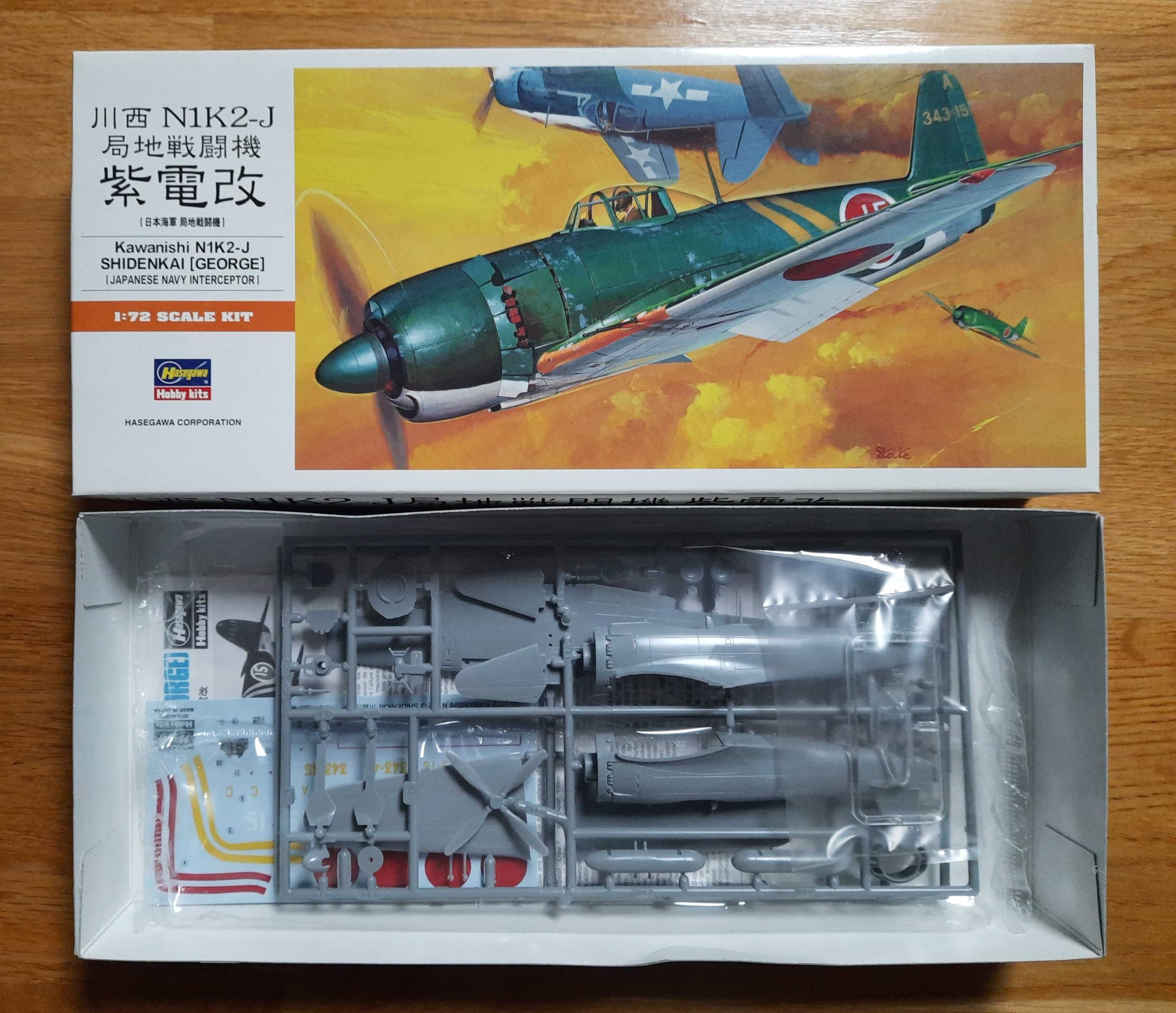 Model do sklejania Kawanishi N1K2-J Shidenka (George) skala 1/72