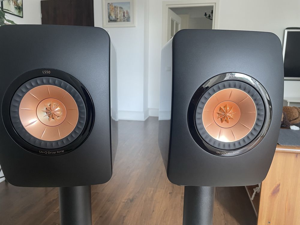 Kolumny KEF LS50 jak nowe