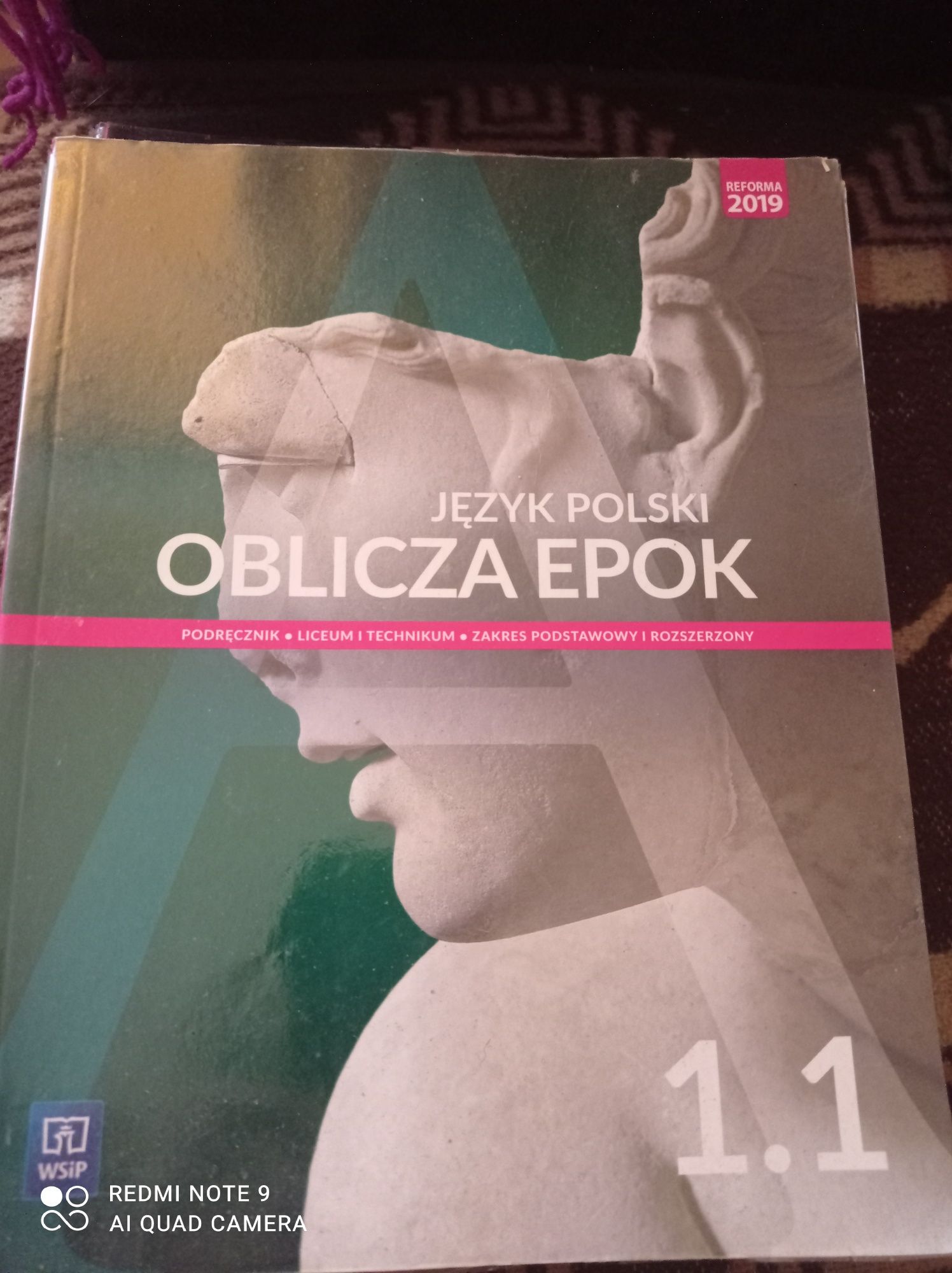 Podręcznik do języka polskiego Oblicza epok 1.1