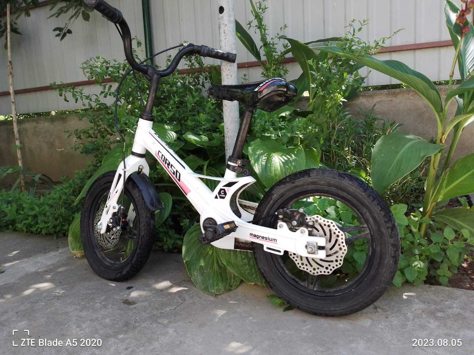 Велосипед з дисковими гальмами