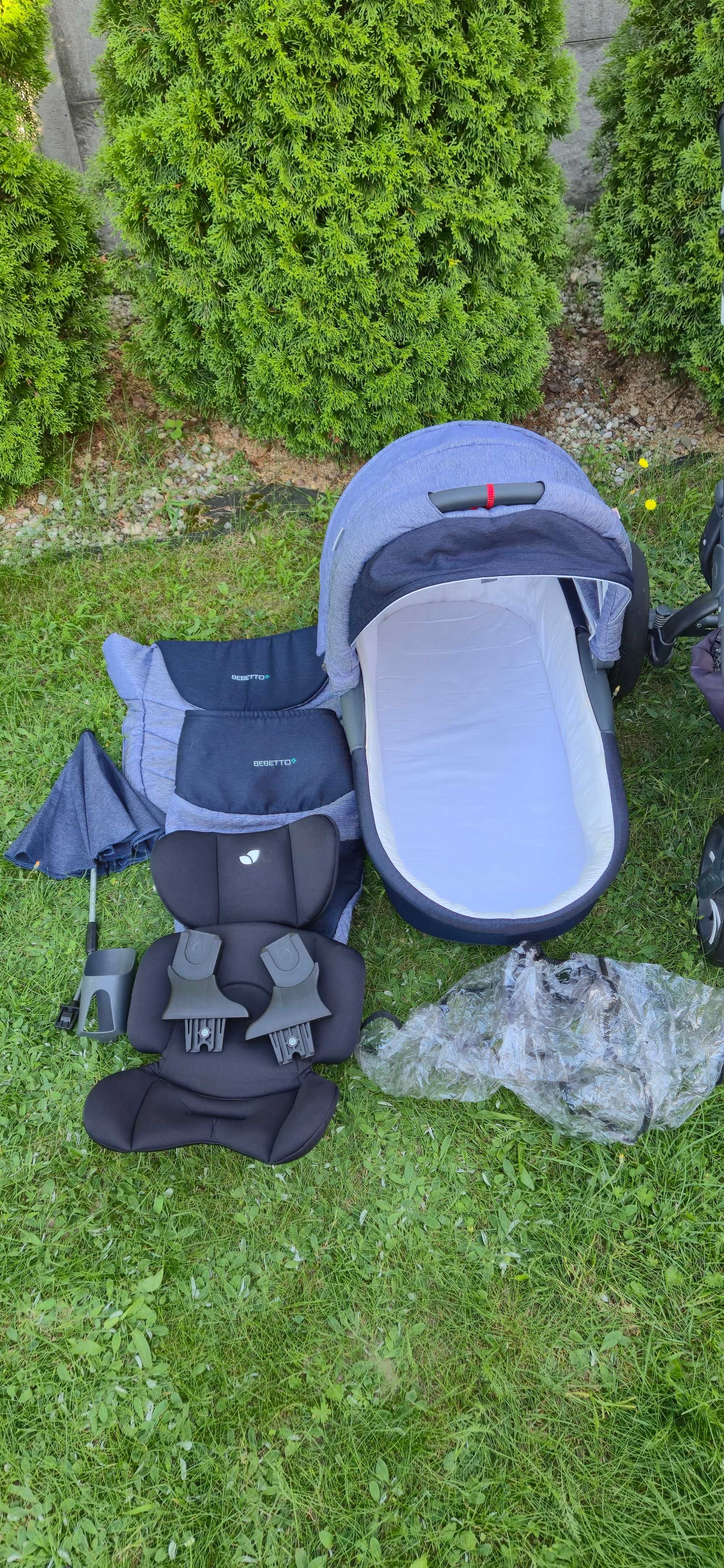 Wózek Bebetto Holland 3w1 nosidełko Cybex