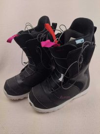 Buty snowboard damskie Burton mins, roz.39 (wkł 23,5-24cm). Jak nowe!