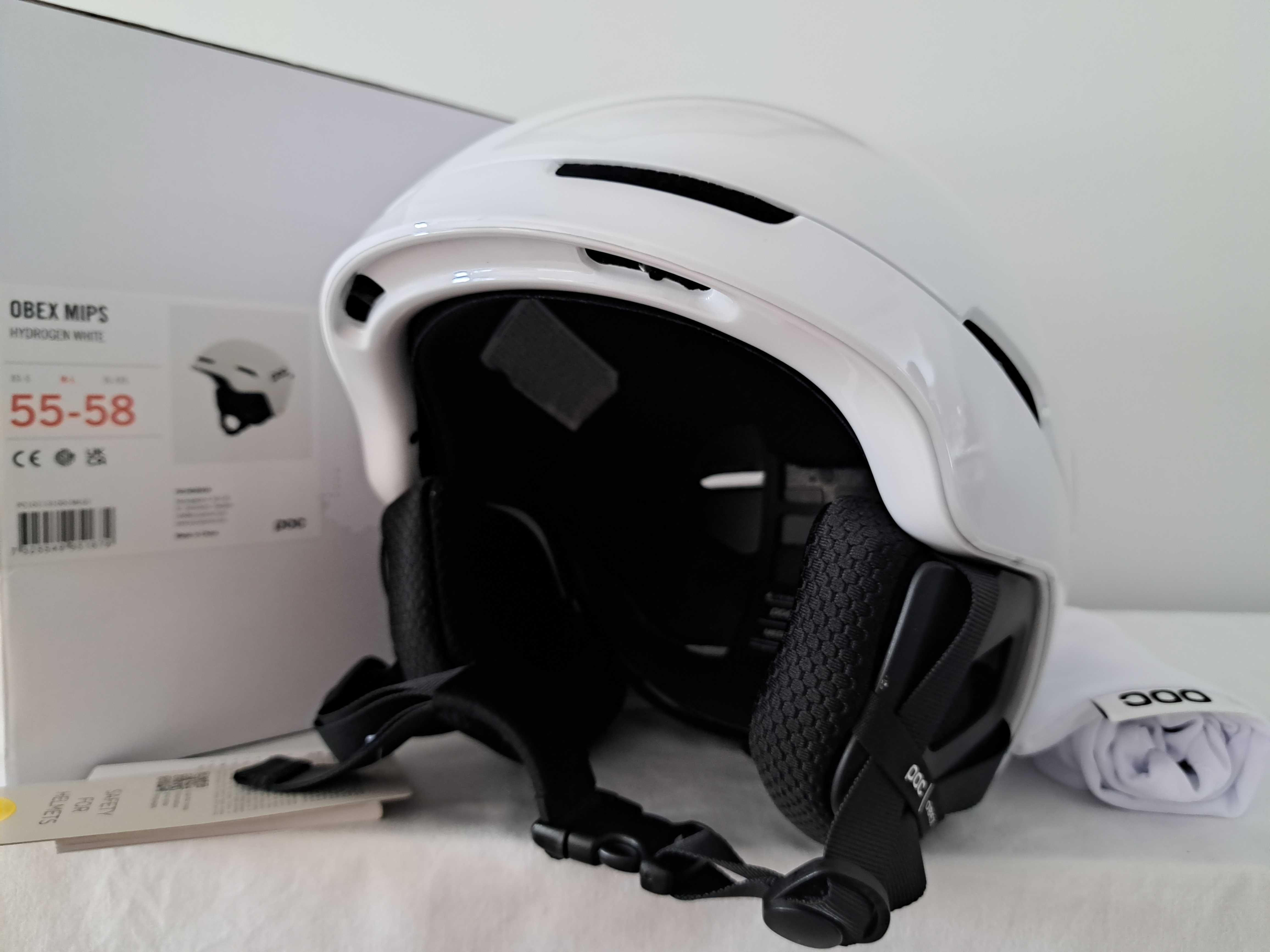 Kask narciarski POC Obex Mips Hydrogen White M/L 55-58cm