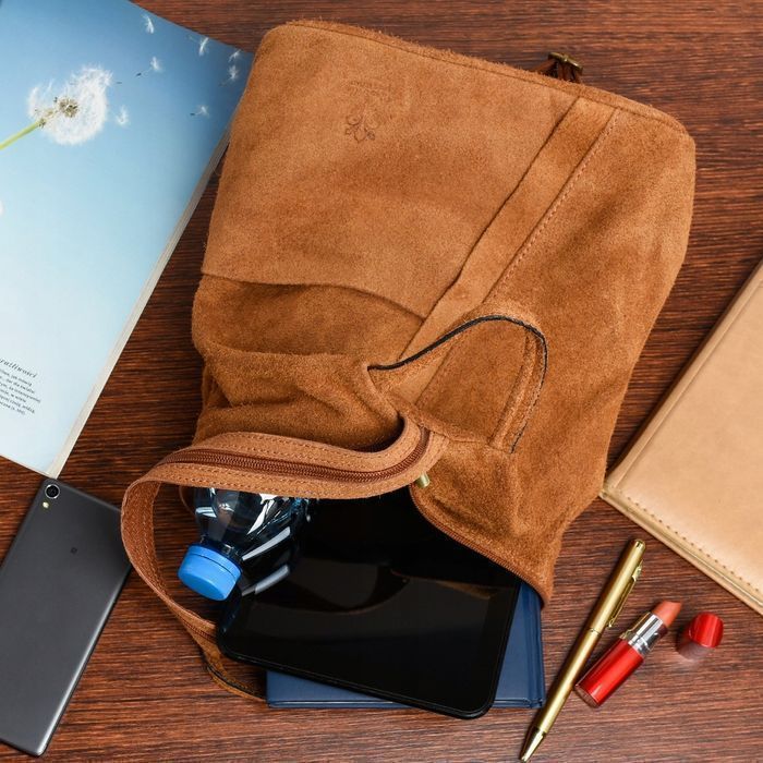 Vera Pelle włoski Plecak Skórzany damski mały