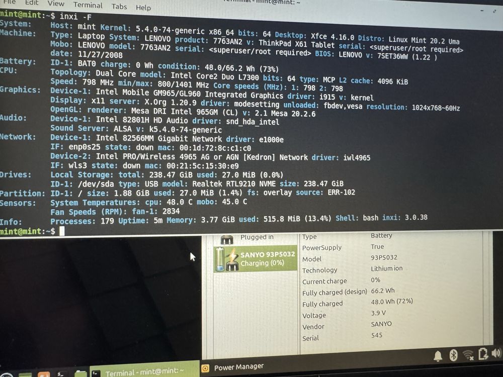 2x Lenovo ThinkPad X61T Tablet, sprawne, do kolekcji, okazja!