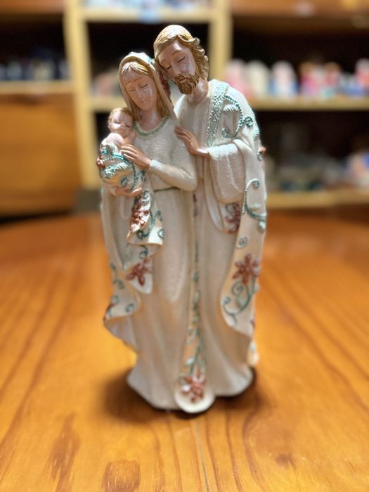 Sagrada família pintada à mão