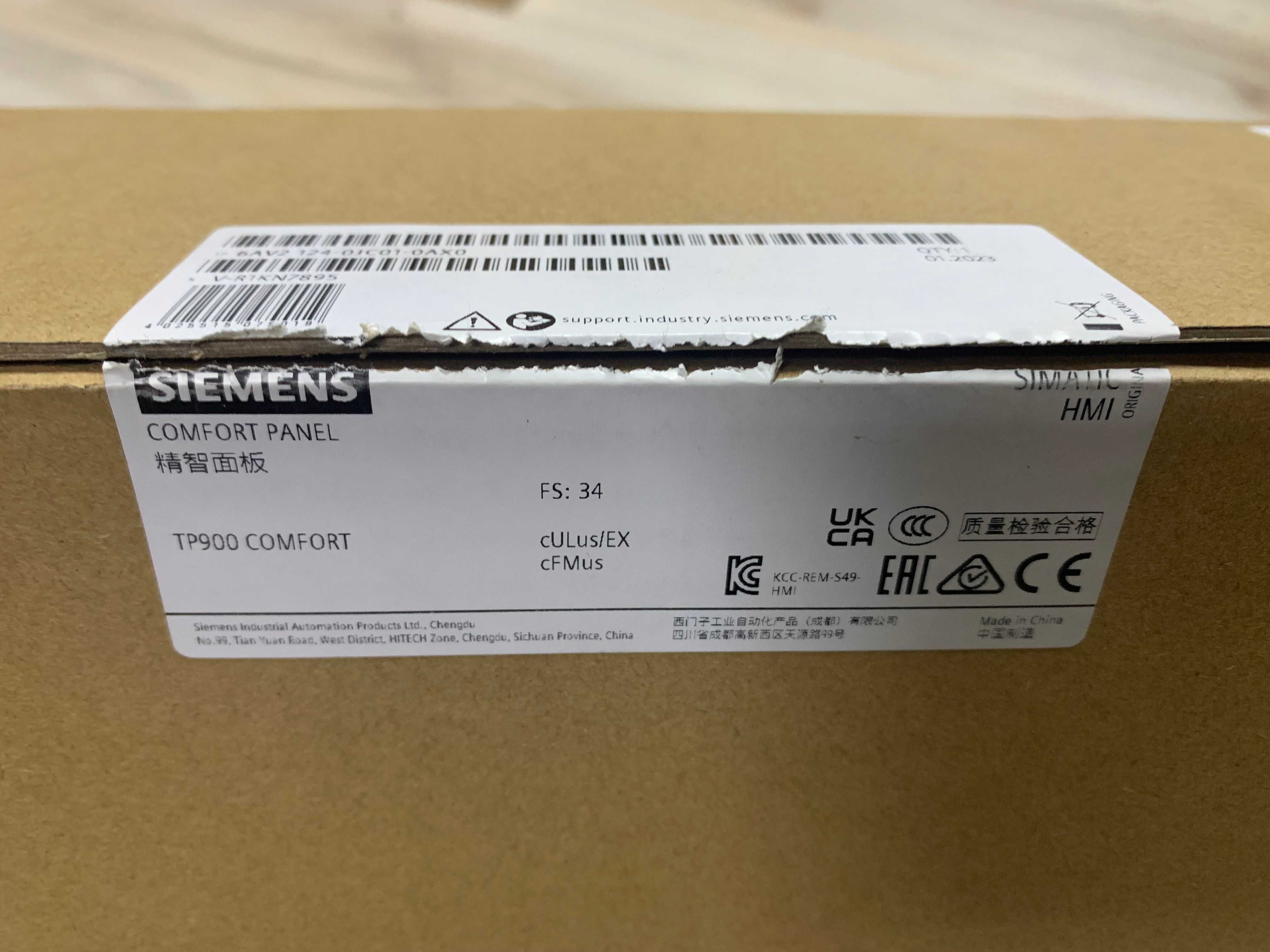 Siemens Panel HMI TP900 Comfort