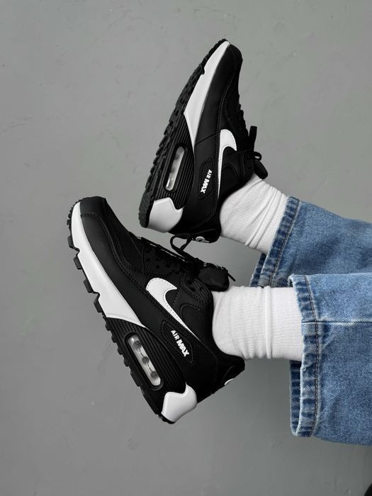 Кросівки Nike Air Max 90 Classic Black/White premium