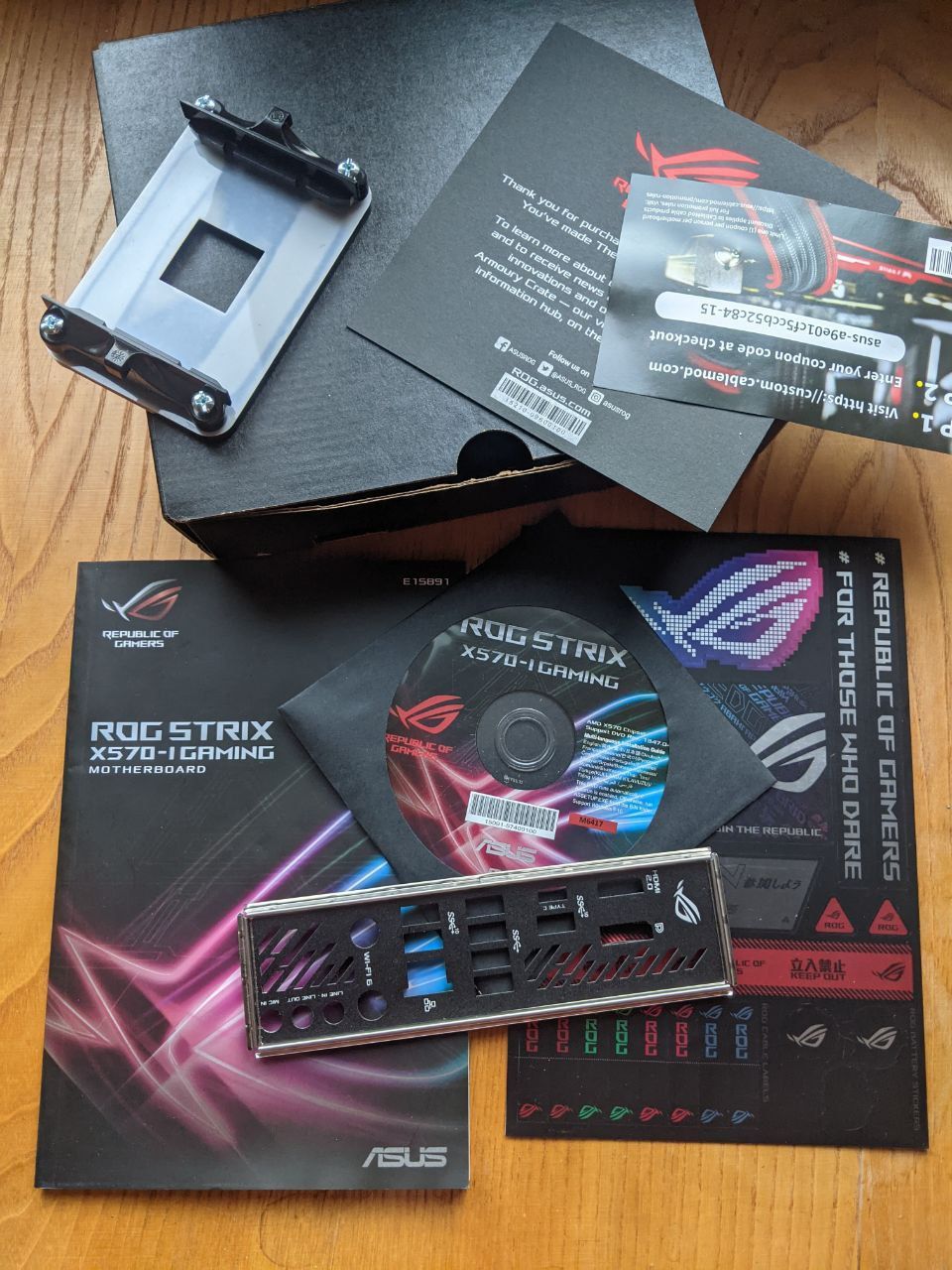 Asus ROG Strix X570-I Gaming AM4 підтримка Ryzen3000-5000серії