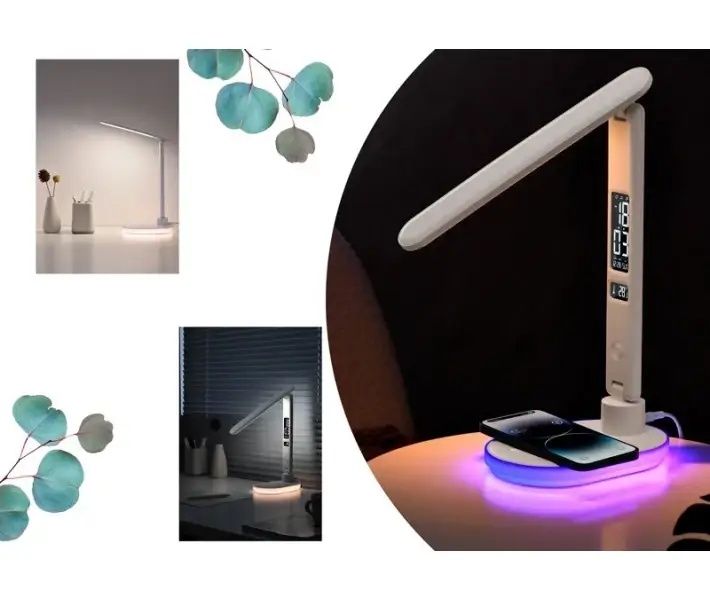 Настільна лампа Gelius Transformer 2 GP-LTL004 LED з бездротовою заряд