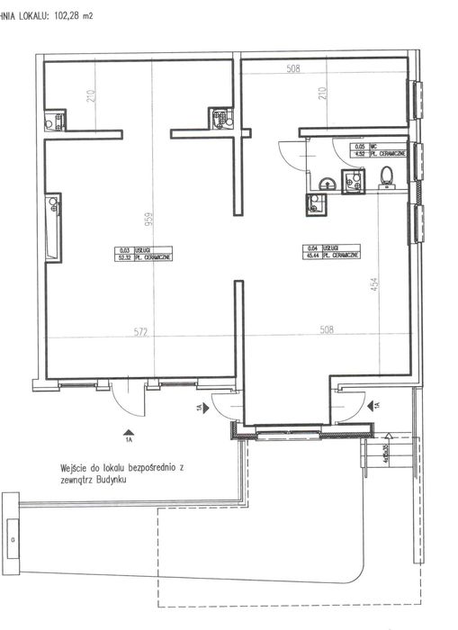 lokal 103m2 do wynajęcia Kraków-Górka Narodowa