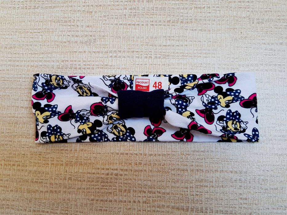 nowa opaska bawełniana Myszka Minnie 48 cm