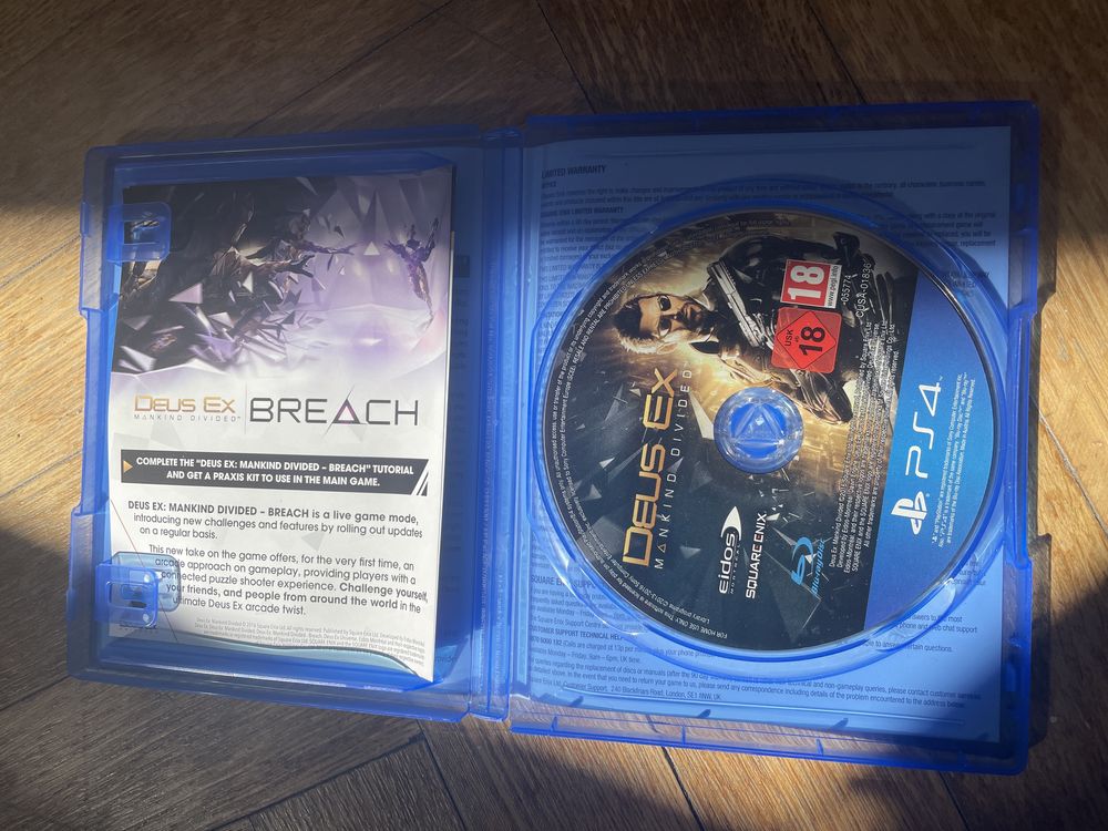 Deus Ex gra ps4 PlayStation 4
