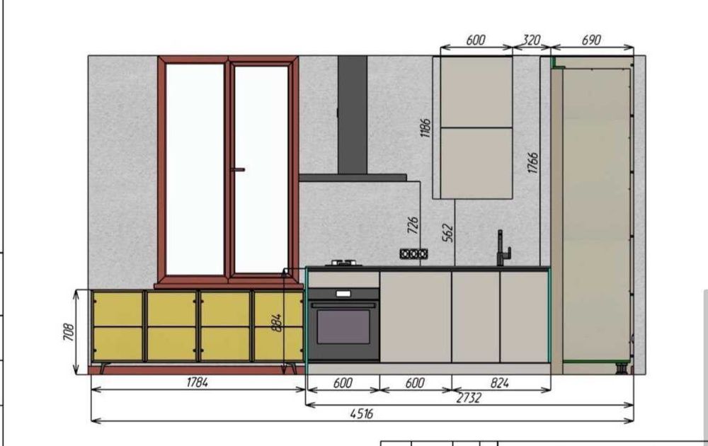 Кухня в сучасному стилі