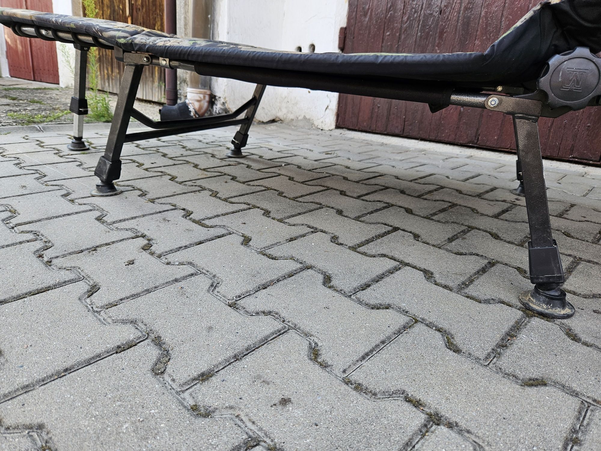 Łóżko karpiowe wędkarskie polowe Elektrostatyk