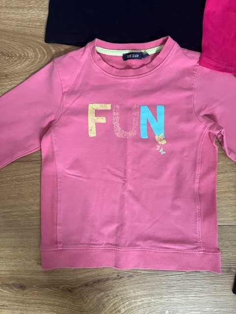 Bluzki 128 cm, stan bdb