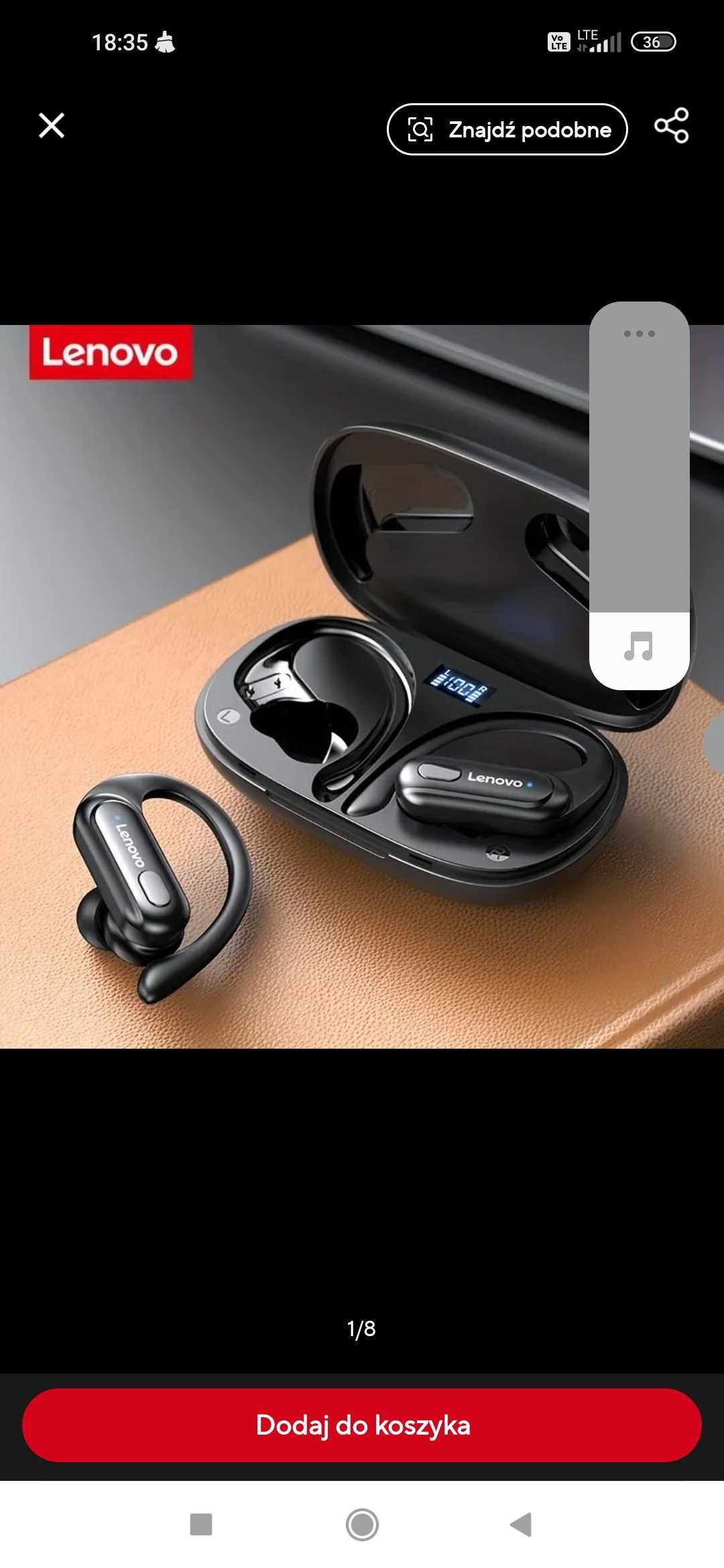Słuchawki nauszne bluetooth Lenowo