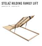 Otwierany Stelaż na łóżko 80x200 Hilding Family Lift